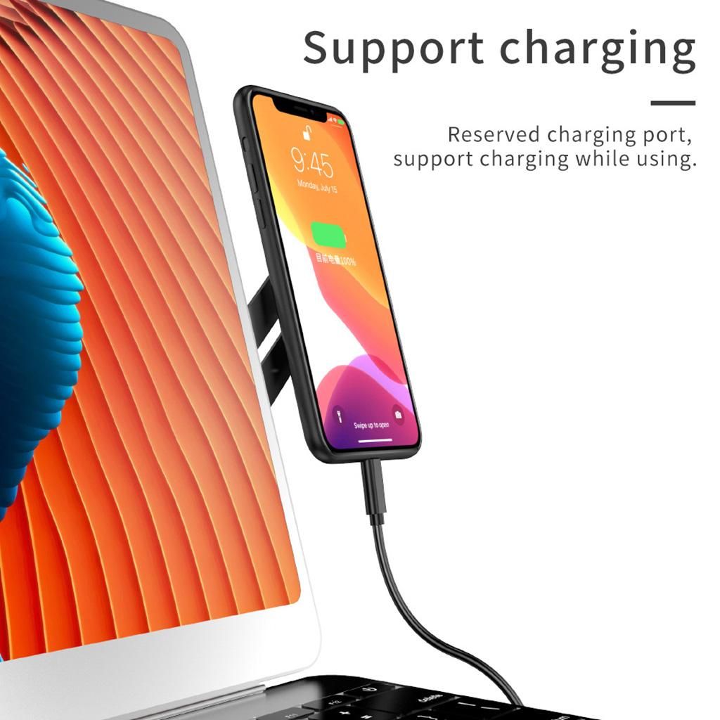 Computer Laptop Side Mount Magnetic Phone Stand Holder Expansion