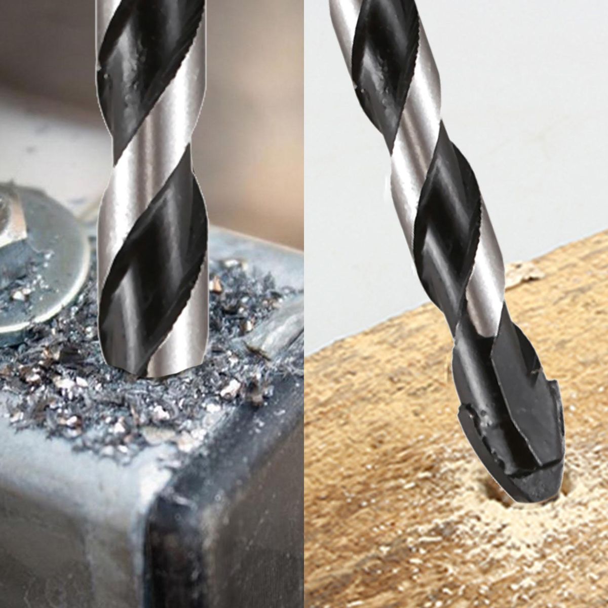 5 Pieces Tungsten Carbide Drill Bit Set(3mm 4mm 5mm 6mm 8mm)