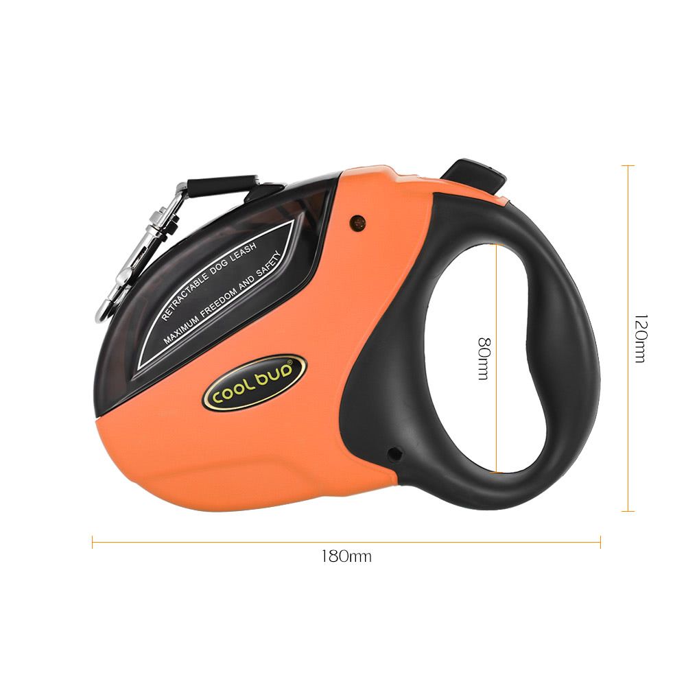 Retractable Dog Walking Leash With Break Lock Button 16ft