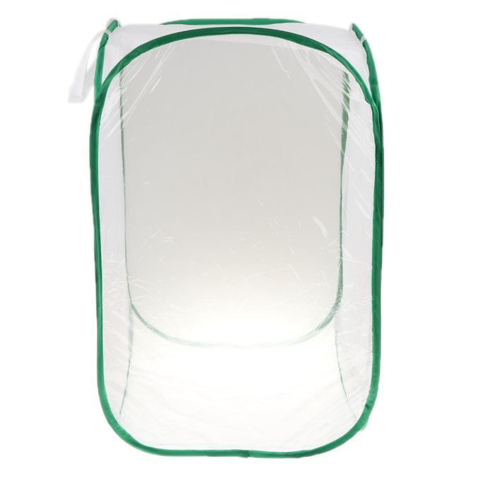 Foldable  Butterfly Habitat Net Breeding Cage Green Edge White