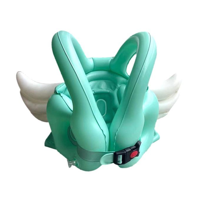 Kids Pool Floats Inflatable Swimming Life Vest Swim Ring Wing M Green