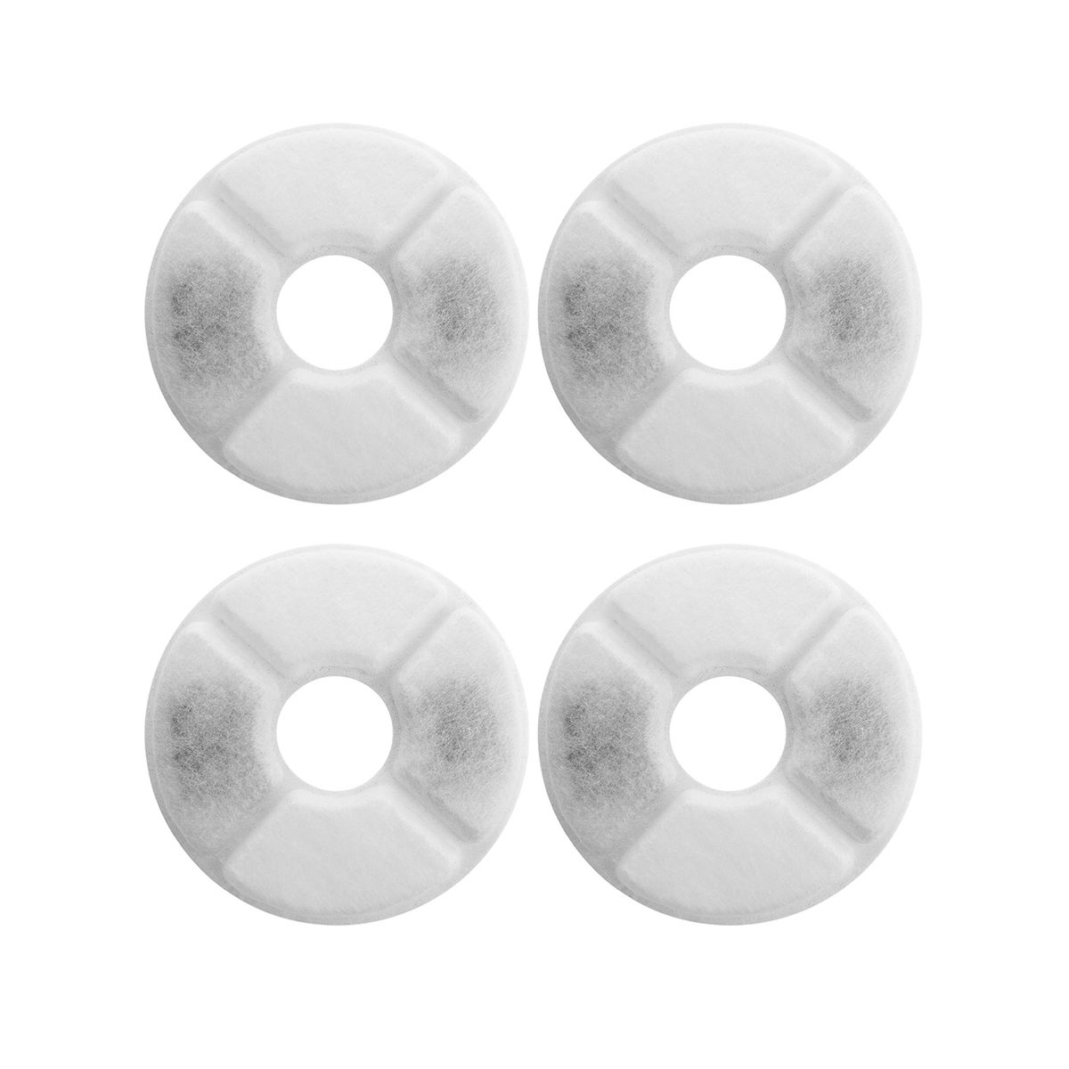 4pcs Pets Cat Water Fountain Filters Replacement Filters