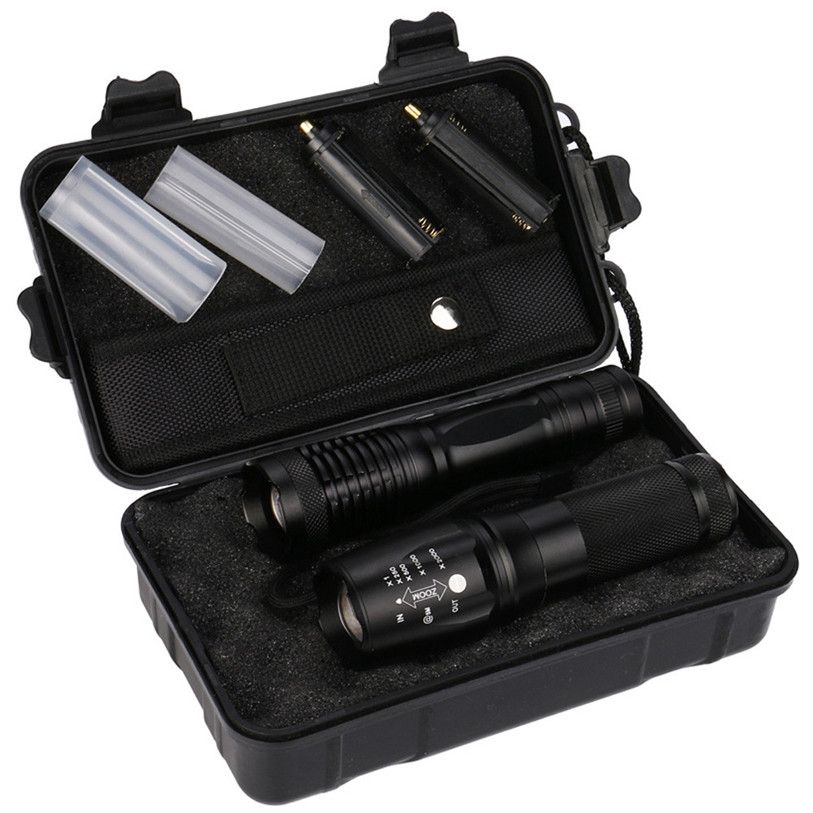 2pc X800 Shadowhawk Tactical Flashlight Led Military Grade