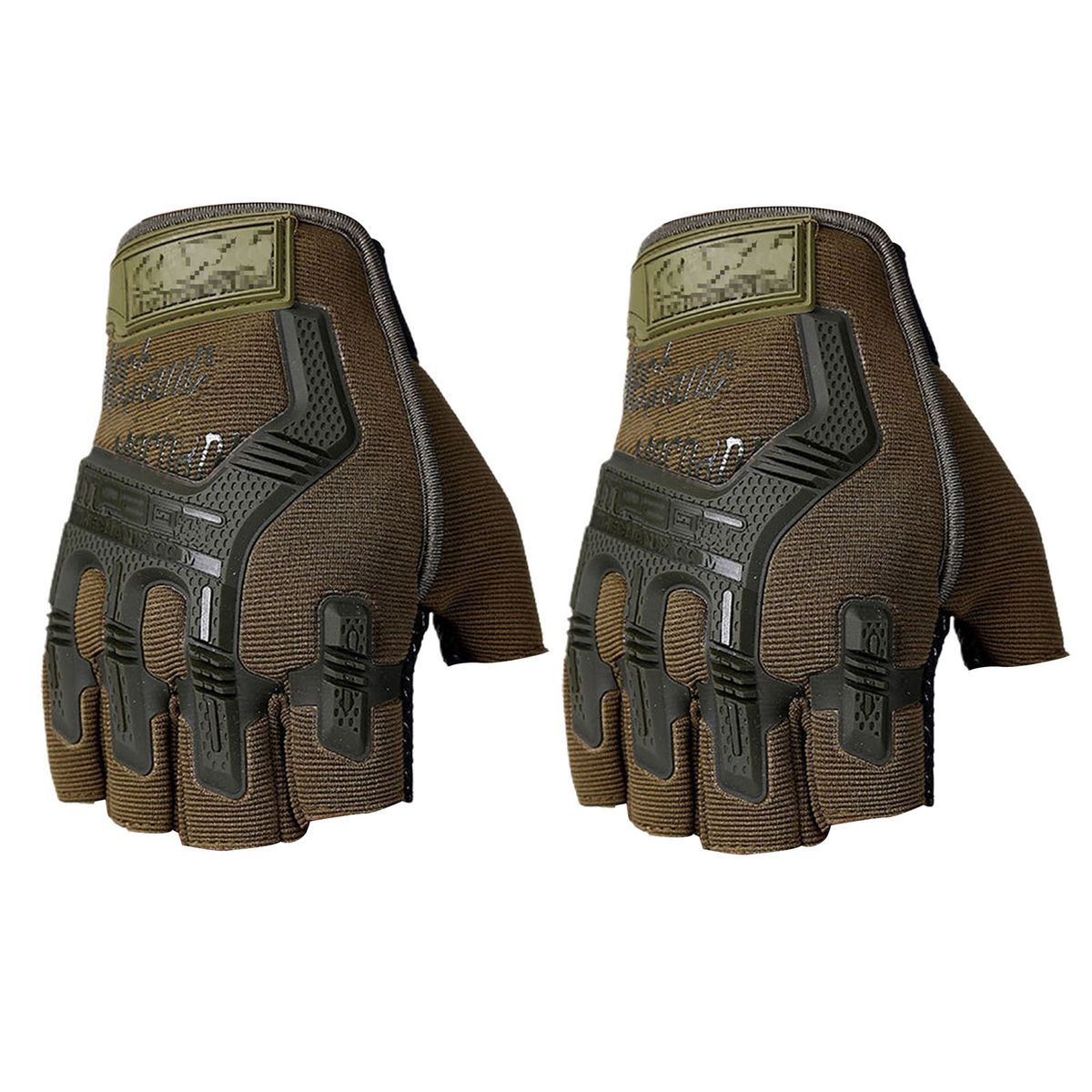 1 Pair Riding Gloves   Adjustable Outdoor Green