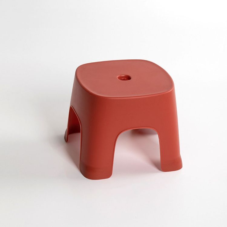 2 PCS Plastic Stools, Colour: Retro Red Children