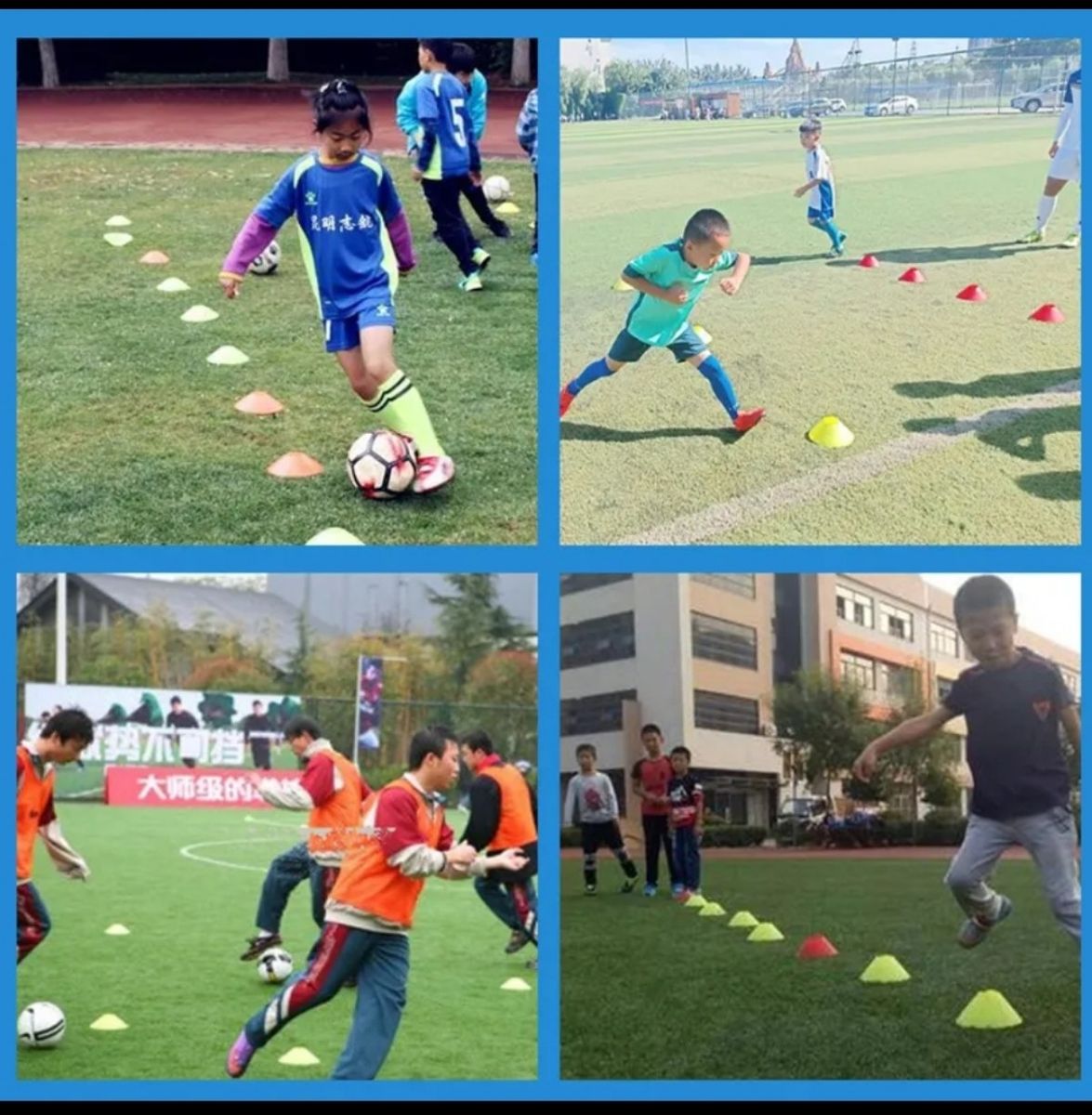 25Pcs Cone Set Football Training Equipment