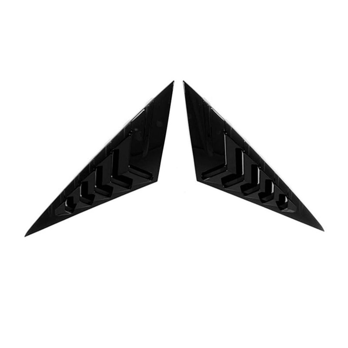 Car Rear Triangle Window Frame Cover Body Shutters Trims