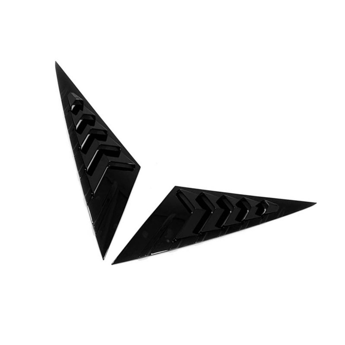 Car Rear Triangle Window Frame Cover Body Shutters Trims