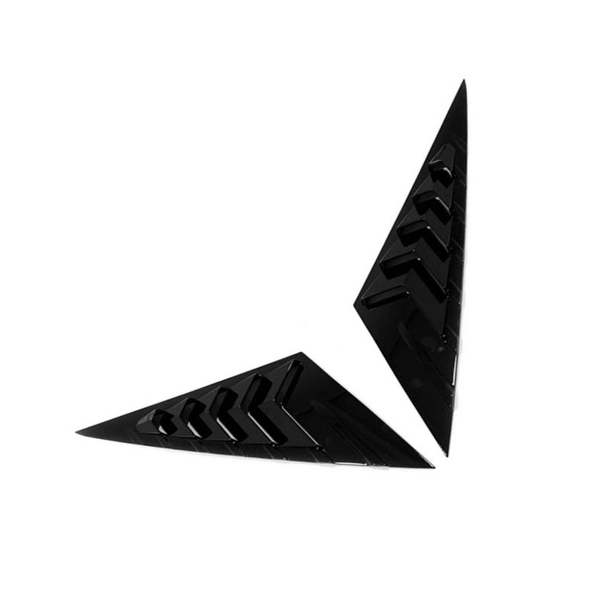 Car Rear Triangle Window Frame Cover Body Shutters Trims
