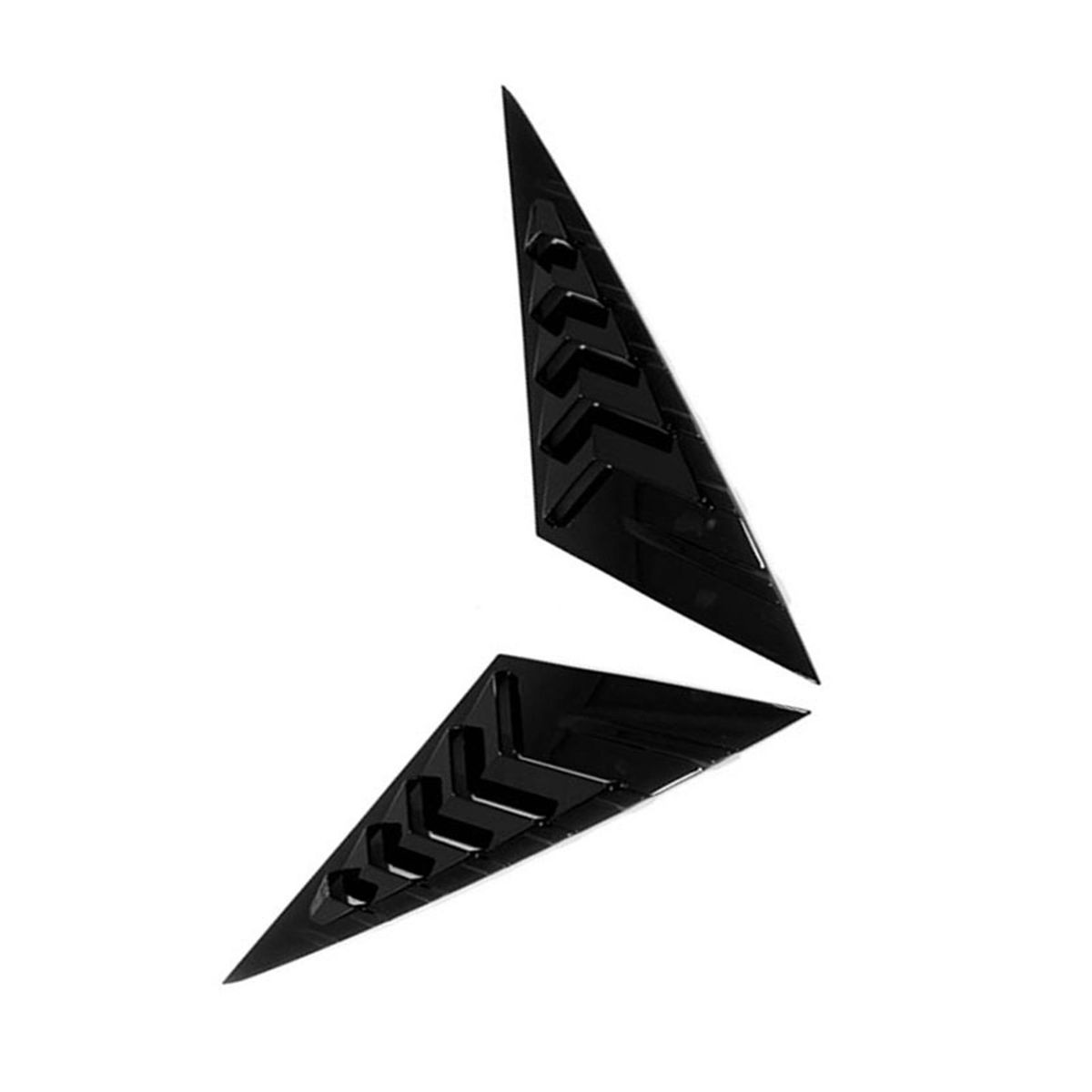 Car Rear Triangle Window Frame Cover Body Shutters Trims