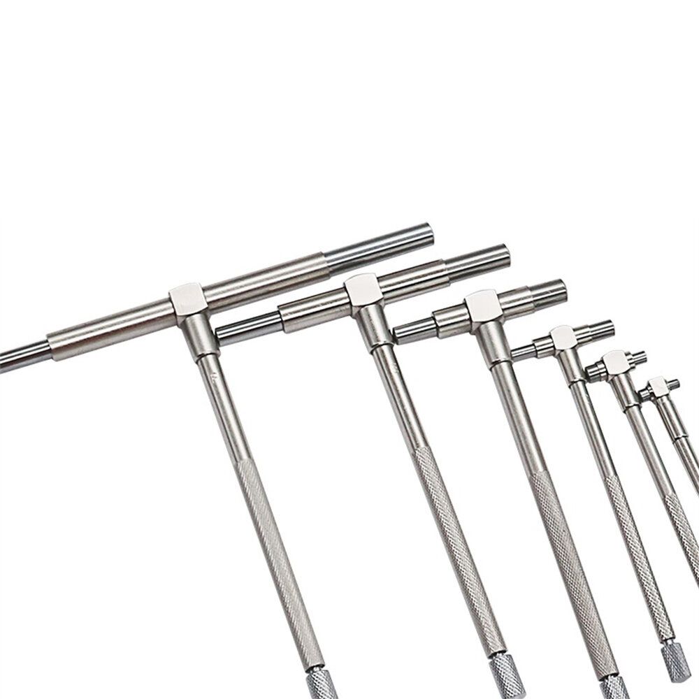 6PCS Telescopic Precision Gauge Set 8-150 Mm Internal T Bore