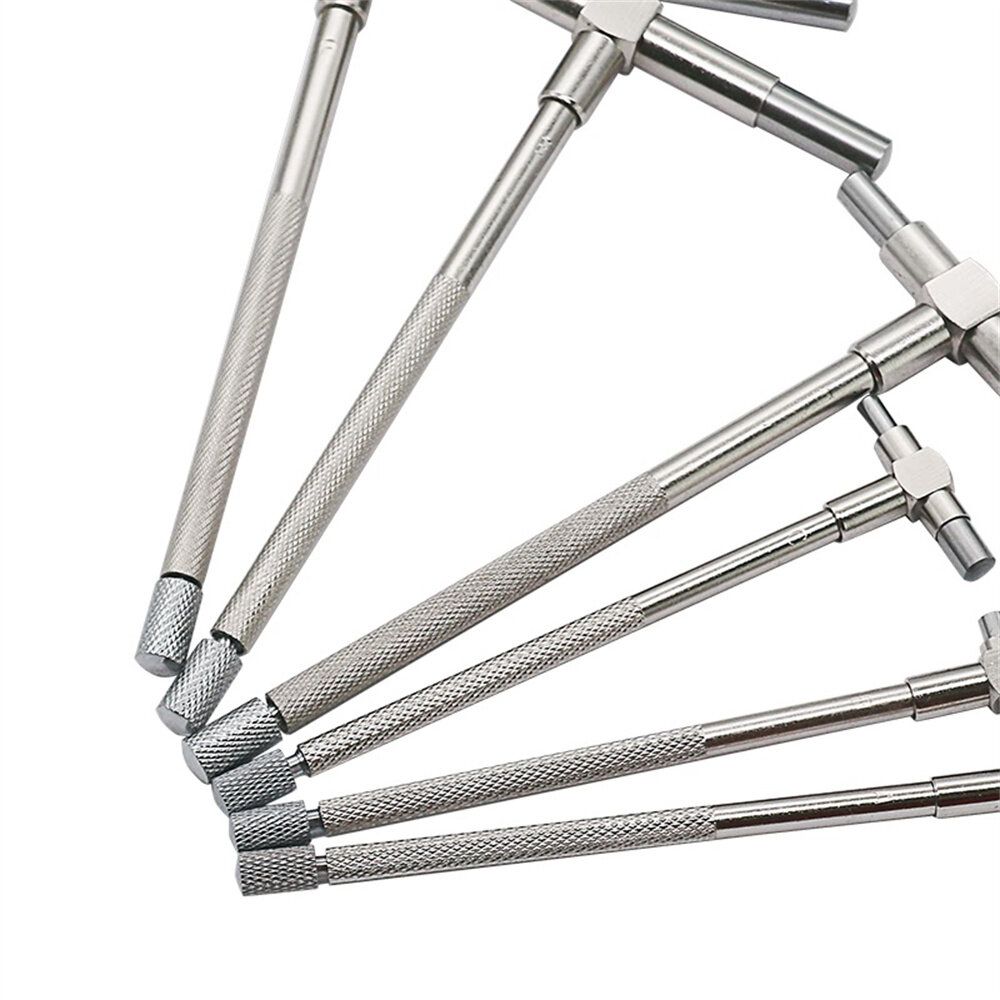 6PCS Telescopic Precision Gauge Set 8-150 Mm Internal T Bore