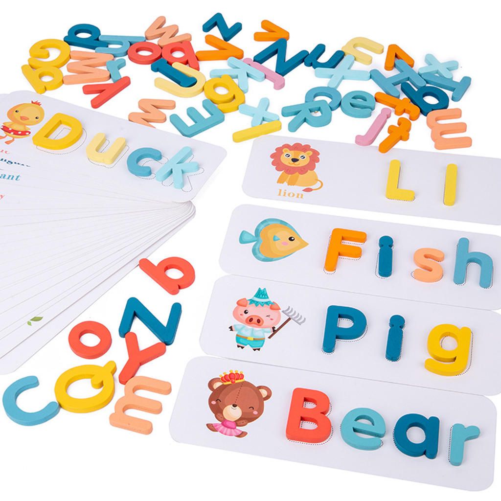 Matching Letter Game Developmental Preschool Learning