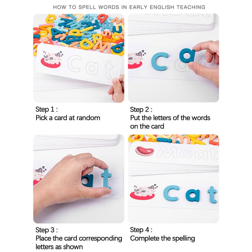 Matching Letter Game Developmental Preschool Learning