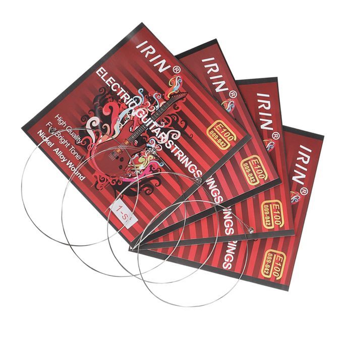 Set Of 100 Electric Guitar Steel Silver Strings Luthier Repair
