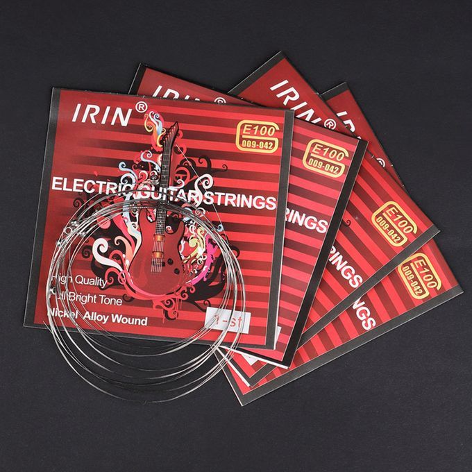 Set Of 100 Electric Guitar Steel Silver Strings Luthier Repair