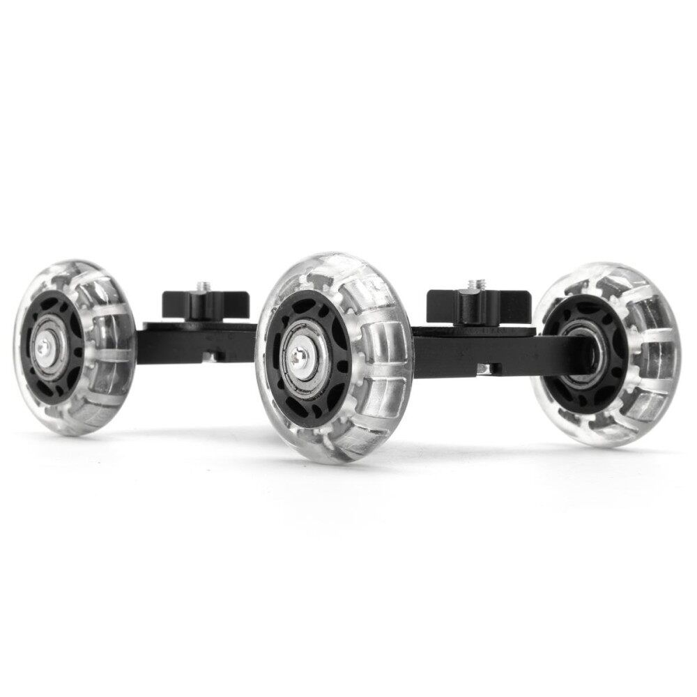 Desktop Camera Video Wheels Rail Rolling Track Slider Dolly Car Skate Glide