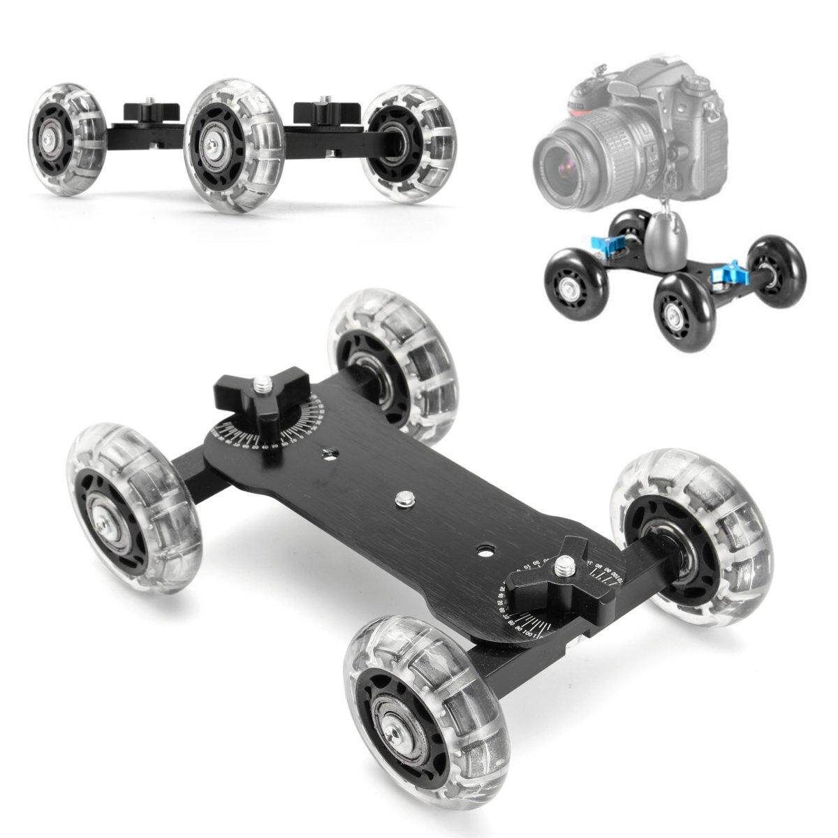 Desktop Camera Video Wheels Rail Rolling Track Slider Dolly Car Skate Glide