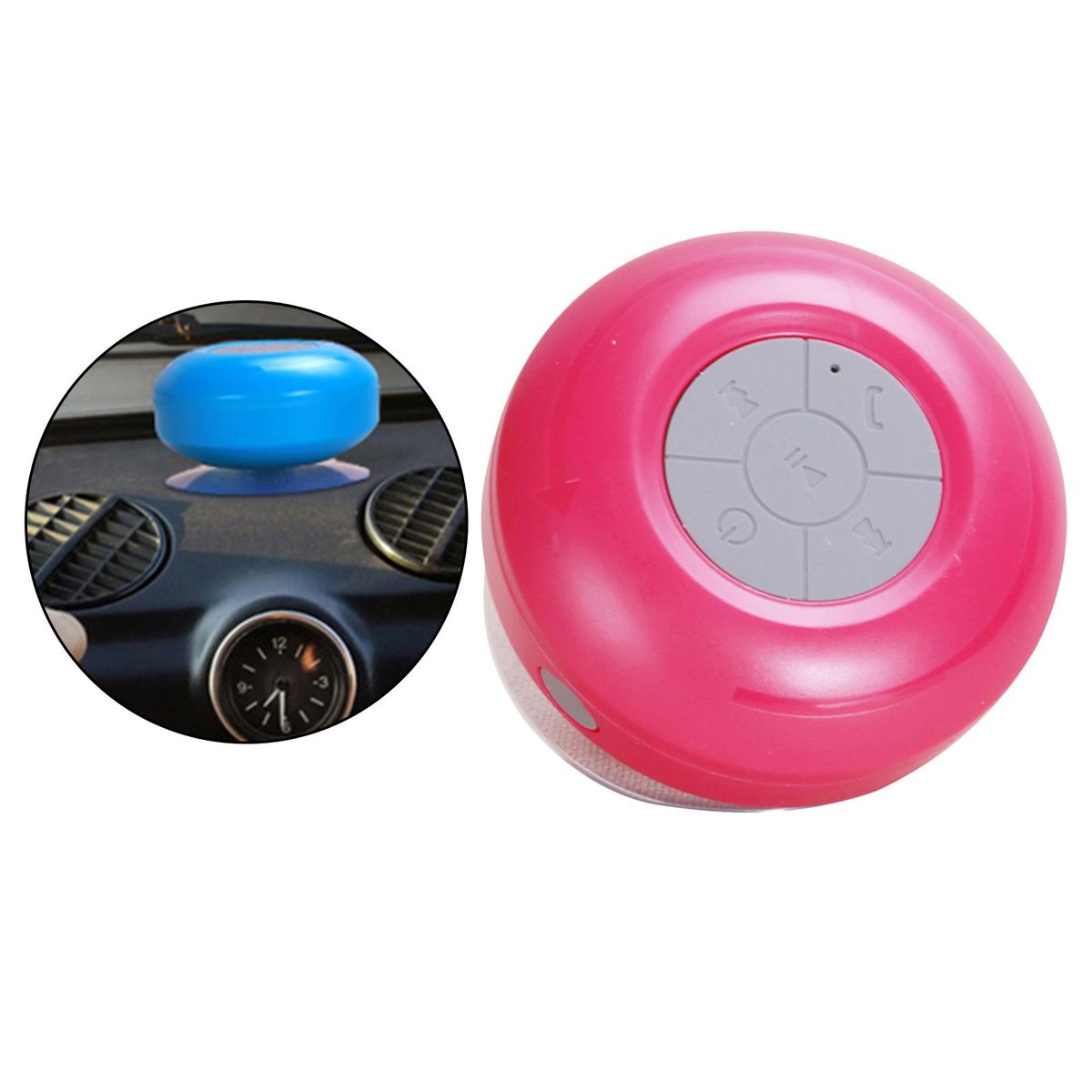 Bluetooth Speakers,  IPX4 Waterproof Pink Crystal Box