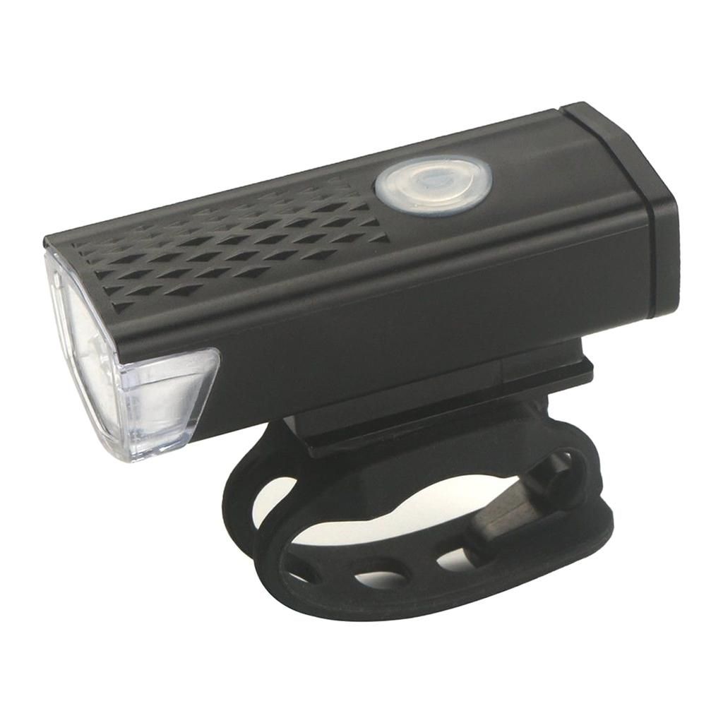 Bike Light Super Bright Adjustable Lamp Headlight Alarm Black