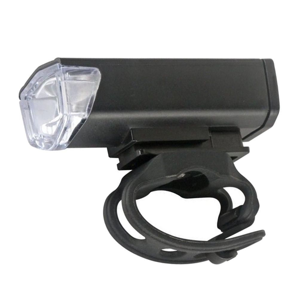Bike Light Super Bright Adjustable Lamp Headlight Alarm Black