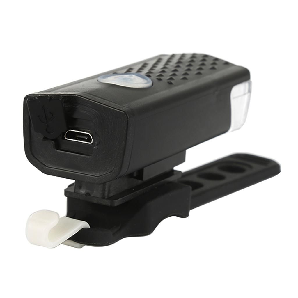 Bike Light Super Bright Adjustable Lamp Headlight Alarm Black