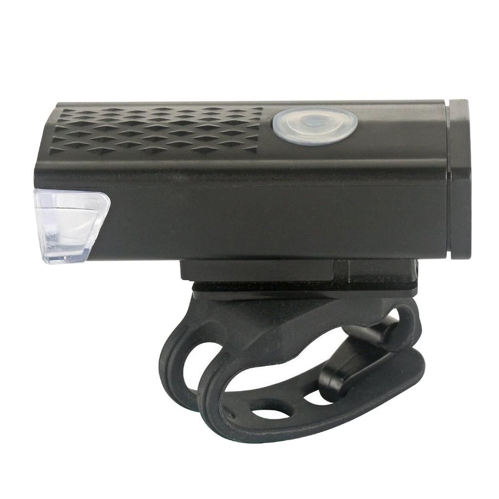 Bike Light Super Bright Adjustable Lamp Headlight Alarm Black