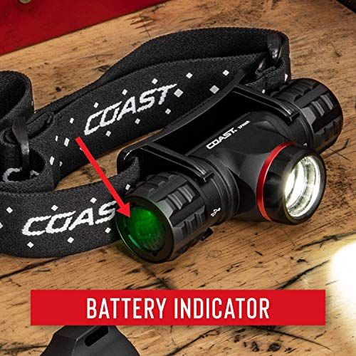 Coast XPH30R 1000 Lumen USBC Rechargeable Dual Power Headlam