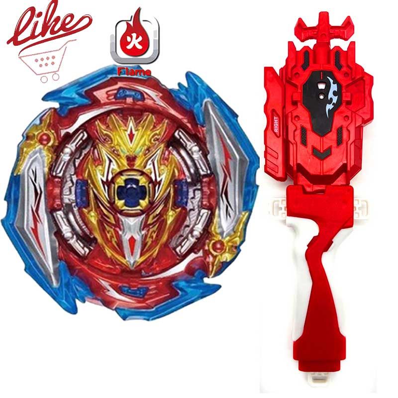 Laike Beyblad  Burst Superking Flame B-173 Infinite Achilles B173 Nning Top With Launcher Handle Set Toys For Children-173-01 LR String Set
