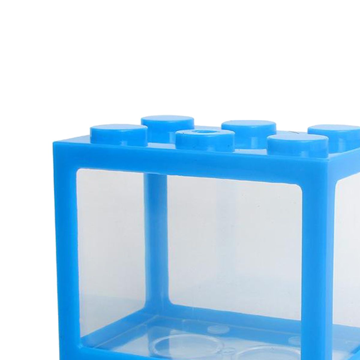 Aquarium Fish Tank Mini Building Blocks Spider Box Home Decor Blue