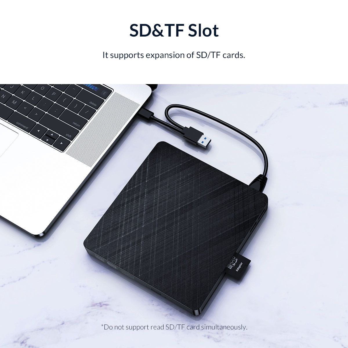 XD008 External Blu-ray Optical Drive Extension