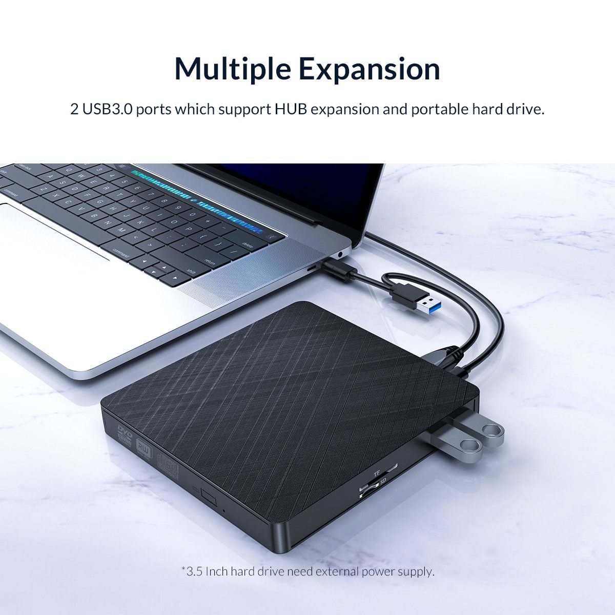 XD008 External Blu-ray Optical Drive Extension