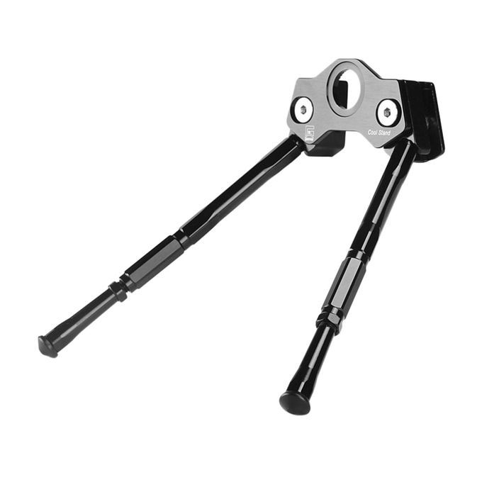 Mountain Bike Crank Kickstand Double Leg Support Rear Mount Black