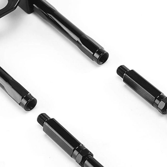 Mountain Bike Crank Kickstand Double Leg Support Rear Mount Black