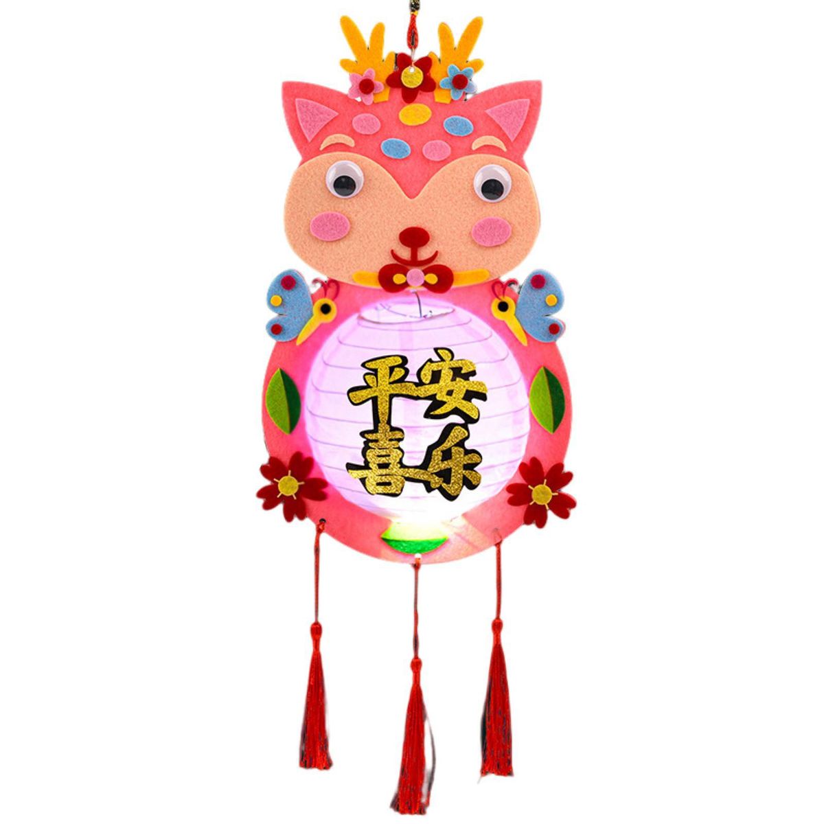 Rabbit Year Lantern Handmade Cartoon Light Party Home Decoration