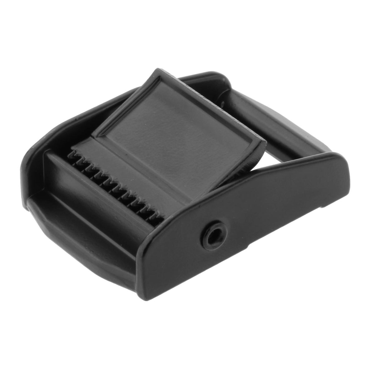 Slider Kayak Webbing Buckle Ladder Lock Clasp For Luggage Black 1pcs