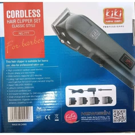Rechargeable Clipper -  NG-777  - 2000mAh