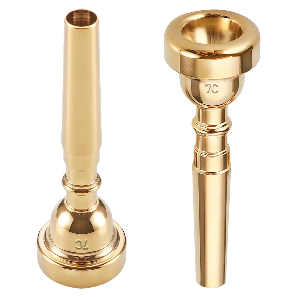 3PCS Trumpet Mounthpiece Set(3C 5C 7C) Gold Plated for