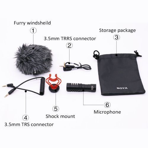 BY-MM1 Cardioid Condenser Camera And Phone Microphone