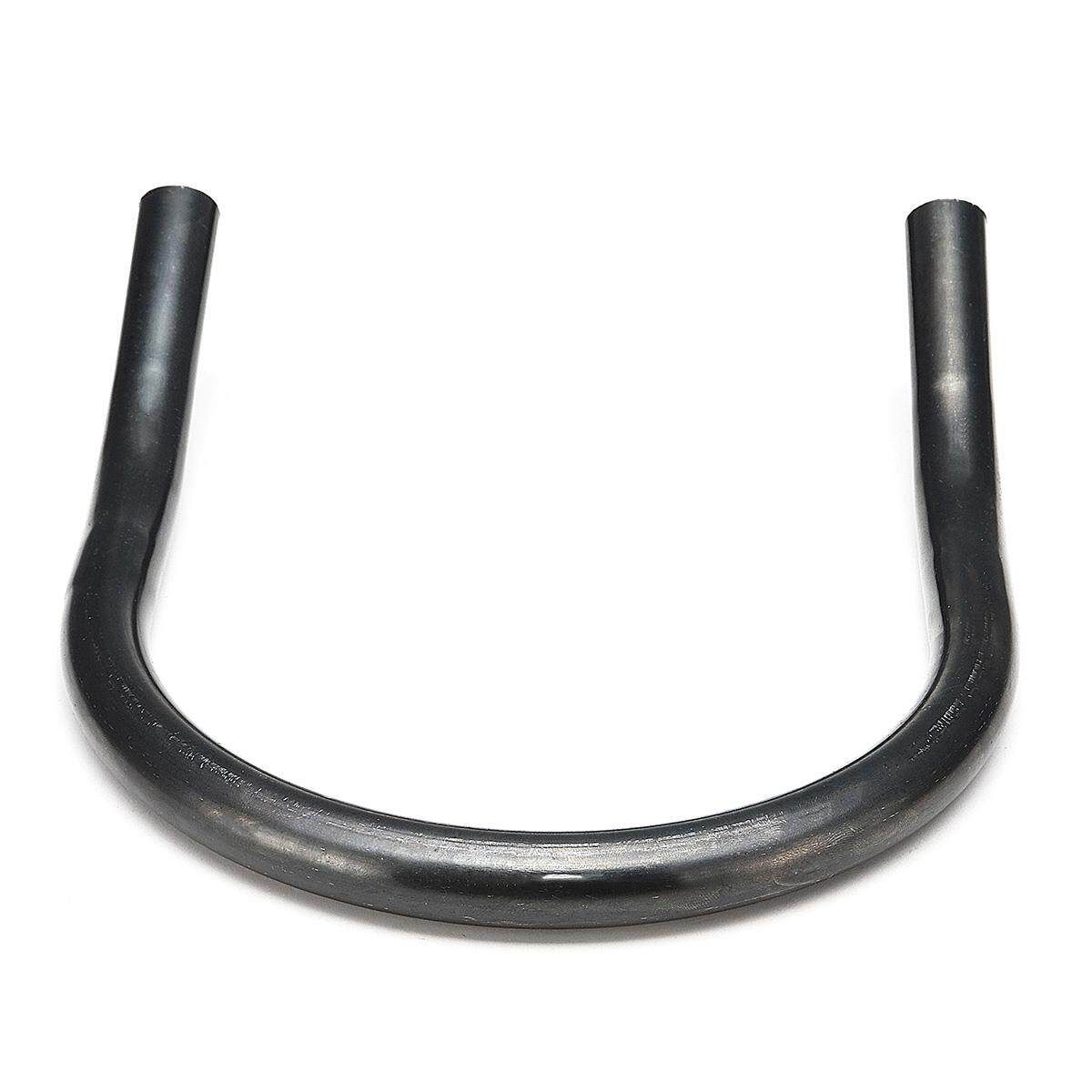 210mm Cafe Racer Rear Seat Frame Hoop Loop LED Brake Turn Singal Light Steel [Flat] Curved Tail