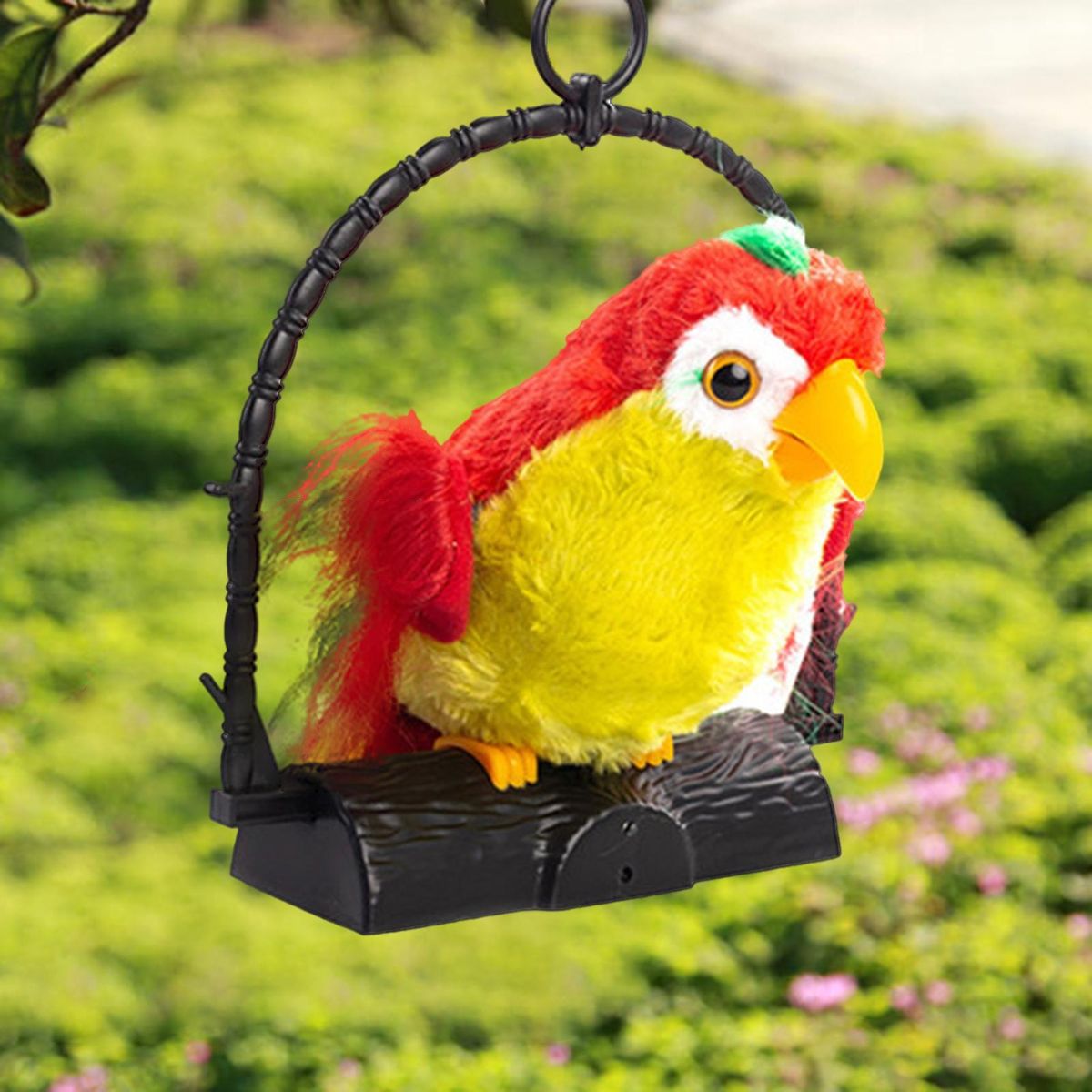Talking Back Parrot Talking Parrot Bird Plush Doll Red