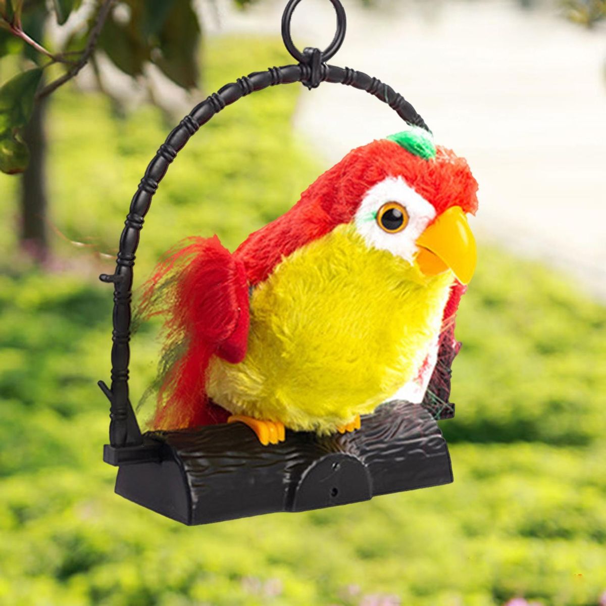 Talking Back Parrot Talking Parrot Bird Plush Doll Red