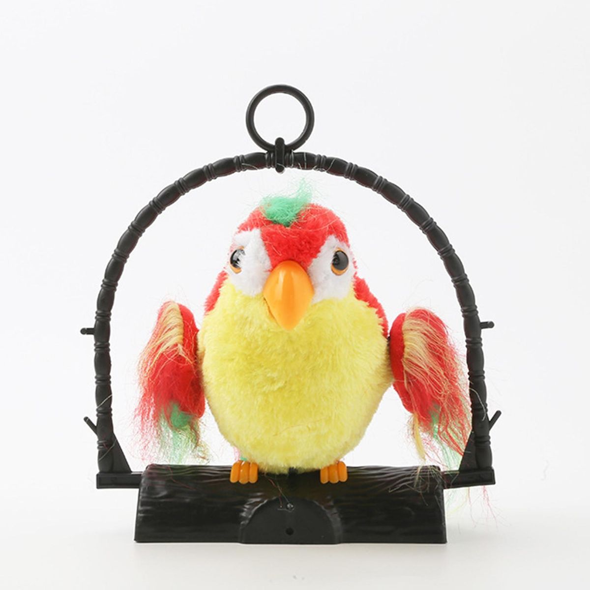 Talking Back Parrot Talking Parrot Bird Plush Doll Red