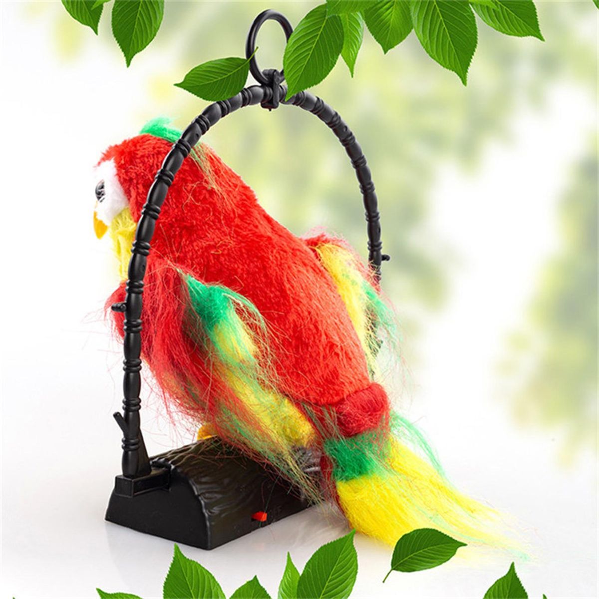Talking Back Parrot Talking Parrot Bird Plush Doll Red