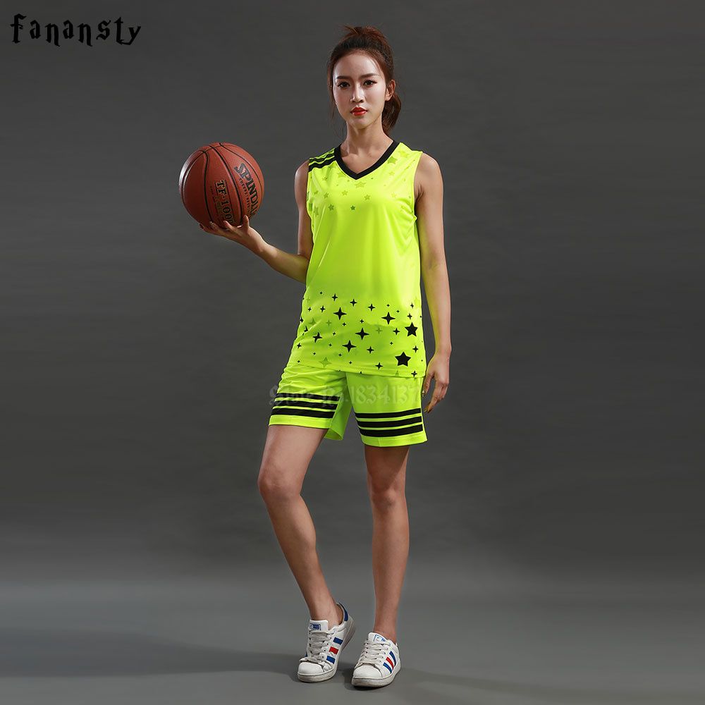 Women's Basketball Jerseys Uniforms Girls Custom T