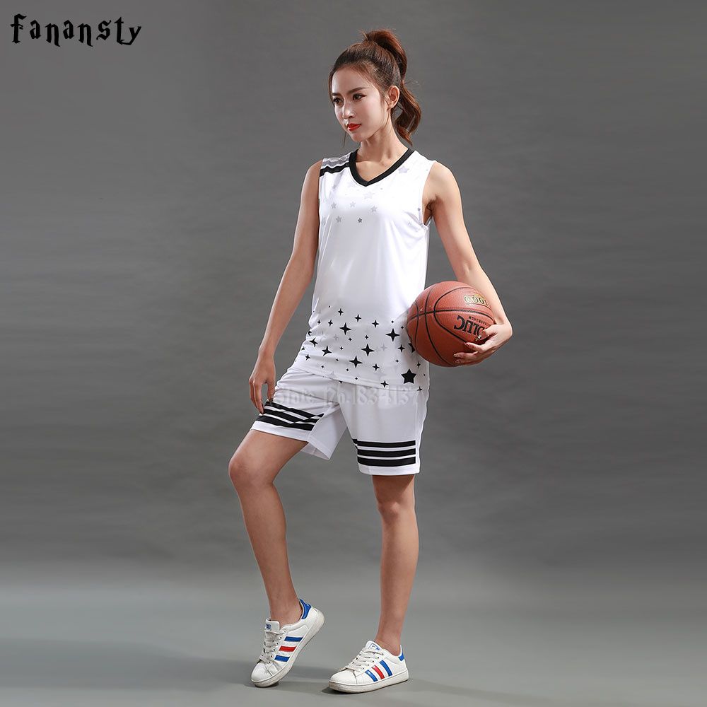 Women's Basketball Jerseys Uniforms Girls Custom T