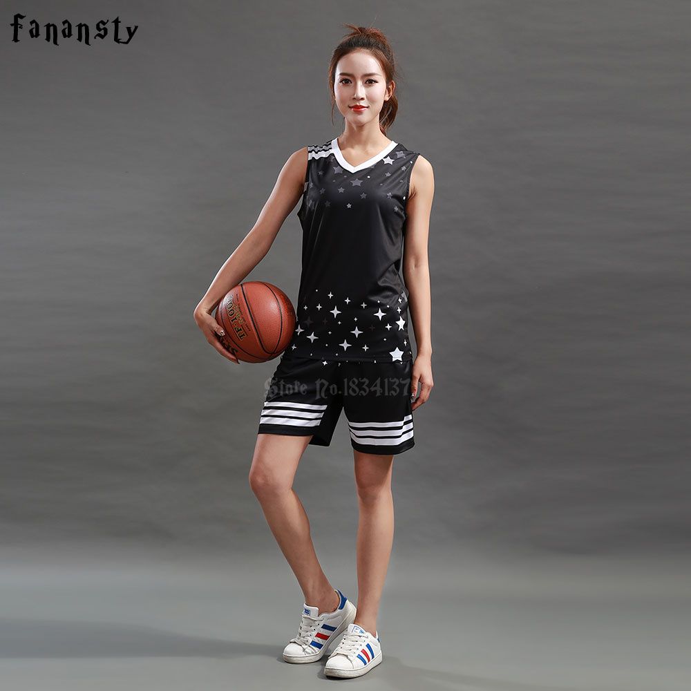Women's Basketball Jerseys Uniforms Girls Custom T