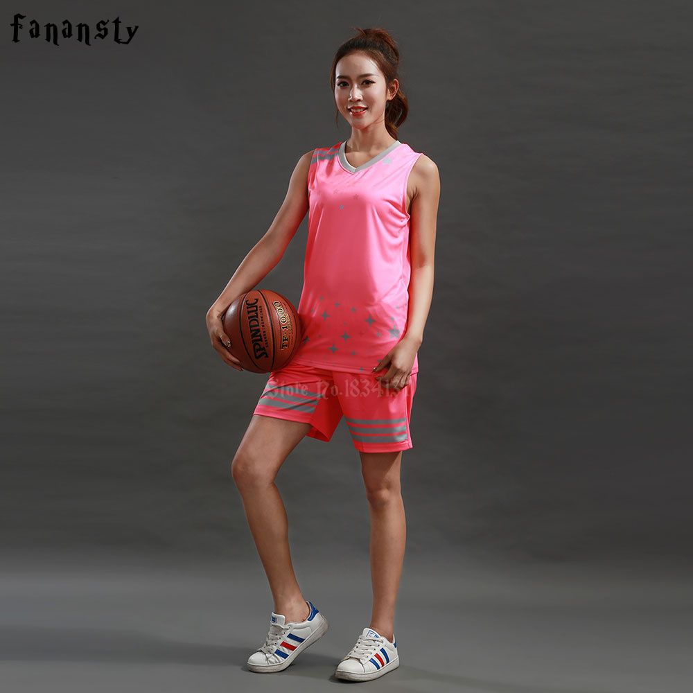 Women's Basketball Jerseys Uniforms Girls Custom T