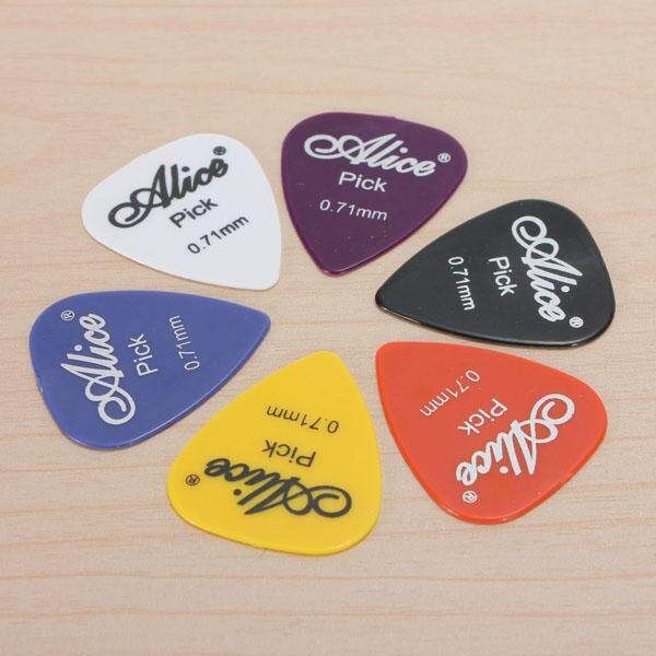 40pcs Alice Smooth Nylon 0.71mm Guitar Picks Plectrums