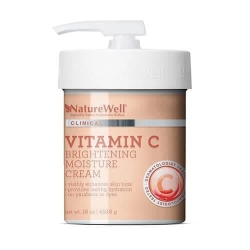 Naturewell Vitamin C Brightening Moisture Cream 454g - Dermatologist Tested